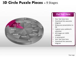 26581998 style puzzles circular 9 piece powerpoint presentation diagram infographic slide