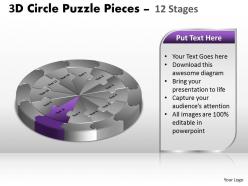 41730895 style division pie-jigsaw 12 piece powerpoint template diagram graphic slide