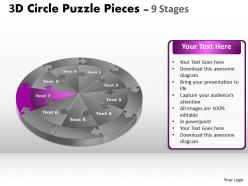 3d circle slide templates layout 1