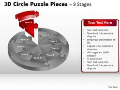 3d circle slide templates layout 1