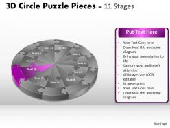 3d circle templates slide layout 1