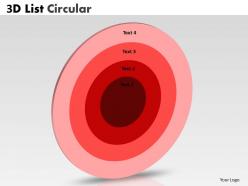 3d circular business diagram