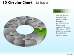 3d circular chart 12 stages 2