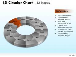 3d circular chart 12 stages 2