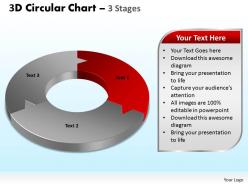 3d circular chart 3 stages powerpoint slides and ppt templates 0412