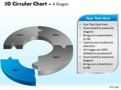 3d circular chart 4 stages powerpoint slides and ppt templates 0412
