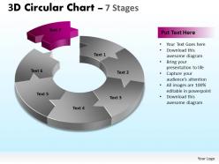 13808210 style puzzles circular 7 piece powerpoint presentation diagram infographic slide