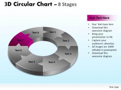 3d circular diagram chart 8 stages 3