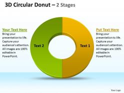 45438720 style division donut 2 piece powerpoint template diagram graphic slide