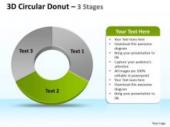 59394096 style division donut 3 piece powerpoint template diagram graphic slide