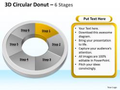 3d circular donut 6 stages circular 2