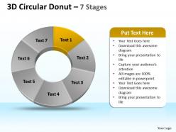 3d circular donut 7 circular stages 1