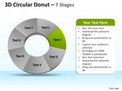 3d circular donut 7 circular stages 1