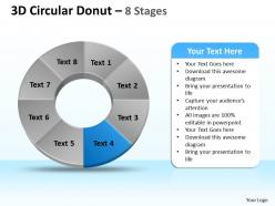 3d circular donut 8 stages diagrams 1