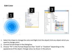 3d circular list concentric circles for planning powerpoint slides and ppt templates db