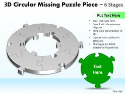 3d circular missing puzzle piece 6 stages 3