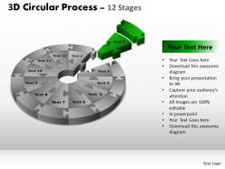 3d circular ppt templates 4