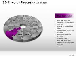 3d circular ppt templates 4
