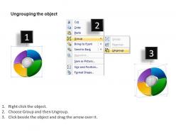 3d circular process 4 quadrants slides presentation templates powerpoint info graphics
