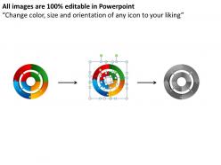 3d circular process 4 stages powerpoint presentation slides