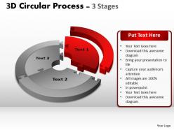 3d circular process chart ppt templates 6
