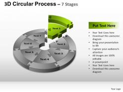 3d Circular Process Cycle Diagram Chart 7 Stages Design 3 Ppt Templates 0412