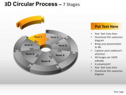 3d Circular Process Cycle Diagram Chart 7 Stages Design 3 Ppt Templates 0412