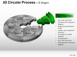 3d Circular Process Cycle Diagram Chart 8 Stages Design 3 Ppt Templates 0412