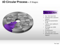 3d Circular Process Cycle Diagram Chart 9 Stages Design 2 Ppt Templates 0412