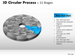 3d circular process ppt templates 3