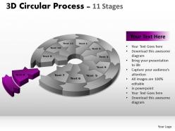 3d circular process ppt templates 3