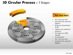 3d circular process templates 4