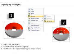 3d circular puzzle 2 pieces powerpoint presentation slides