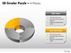 42923797 style puzzles circular 4 piece powerpoint presentation diagram infographic slide