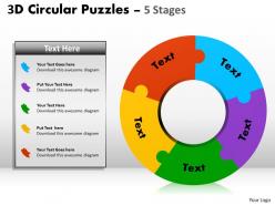 3d circular puzzles 5 stages 6