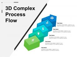 3d complex process flow example of ppt