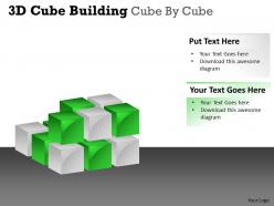 3D Cube Building Cube By Cube PPT 33