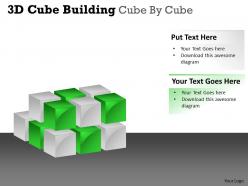 3D Cube Building Cube By Cube PPT 34