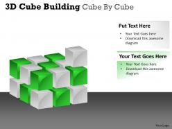 3D Cube Building Cube By Cube PPT 38