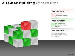 3D Cube Building Cube By Cube PPT 39