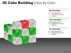 3D Cube Building Cube By Cube PPT 40