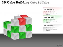 3D Cube Building Cube By Cube PPT 42