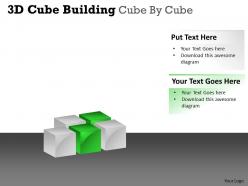 41037412 style layered cubes 1 piece powerpoint presentation diagram infographic slide