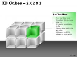 7701569 style layered cubes 1 piece powerpoint presentation diagram infographic slide