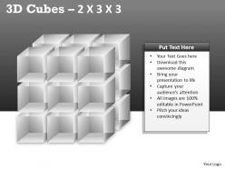 2026902 style layered cubes 1 piece powerpoint presentation diagram infographic slide