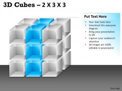 99065210 style layered cubes 1 piece powerpoint presentation diagram infographic slide