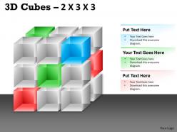 64124665 style layered cubes 1 piece powerpoint presentation diagram infographic slide