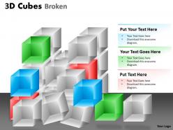 82570081 style layered cubes 1 piece powerpoint presentation diagram infographic slide