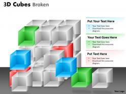 88633363 style layered cubes 1 piece powerpoint presentation diagram infographic slide