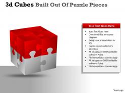 3d cubes built out of puzzle pieces ppt 19